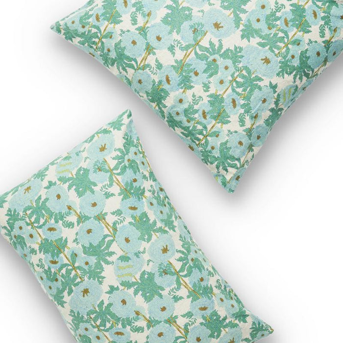 Joan's Floral Standard Eurocase - Set of 2