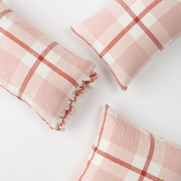 Floss Check Standard Pillowcase - Set of 2