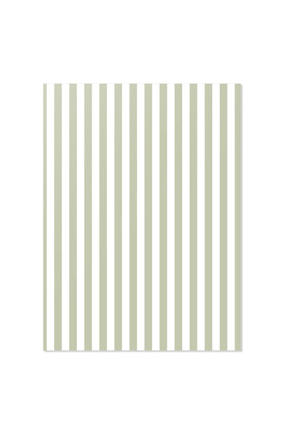 Petite Notebook - Sage Stripe