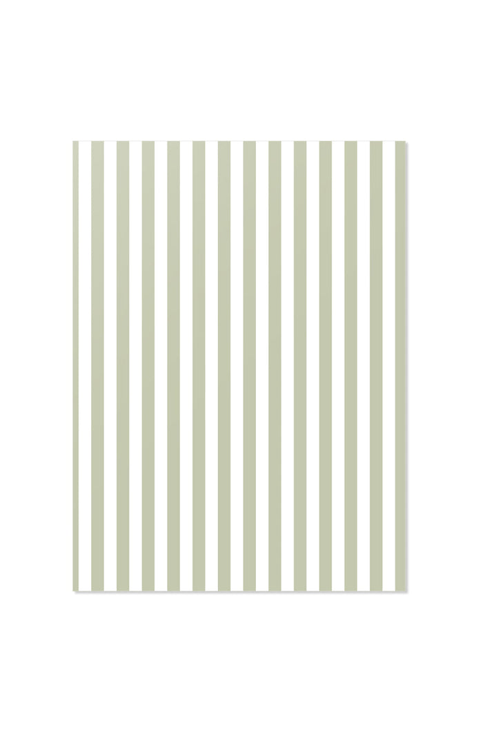 Petite Notebook - Sage Stripe