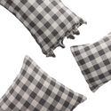 Licorice Gingham Standard Pillowcase - Set of 2