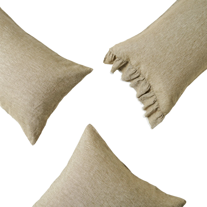 Moss Ruffle Pillowcase - Set of 2