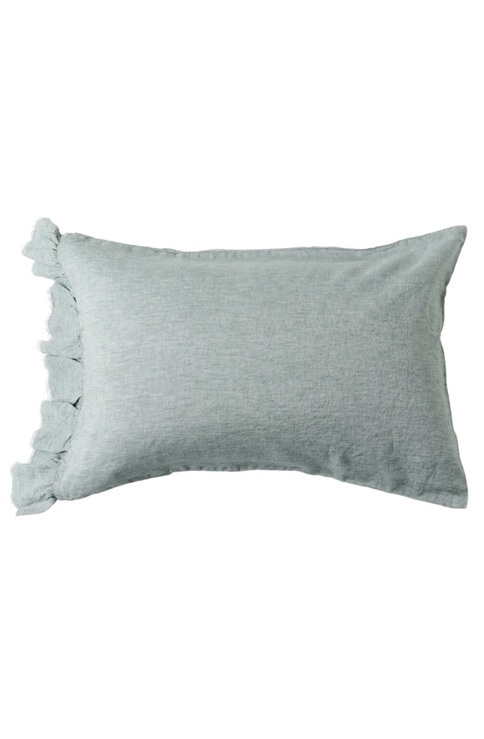 Fog Ruffle Pillowcase - Set of 2