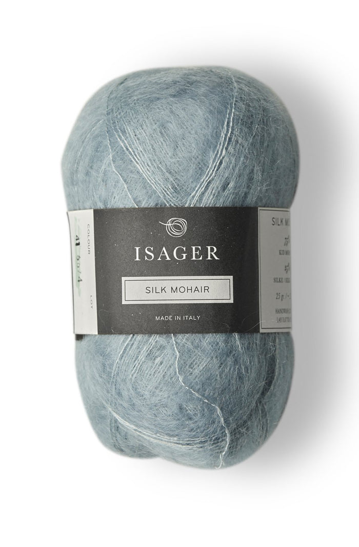 silk mohair sky blue 41