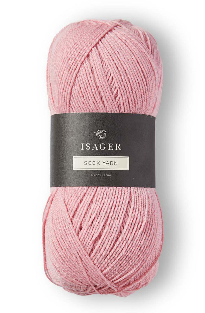 isager sock yarn dusty pink 61 100g