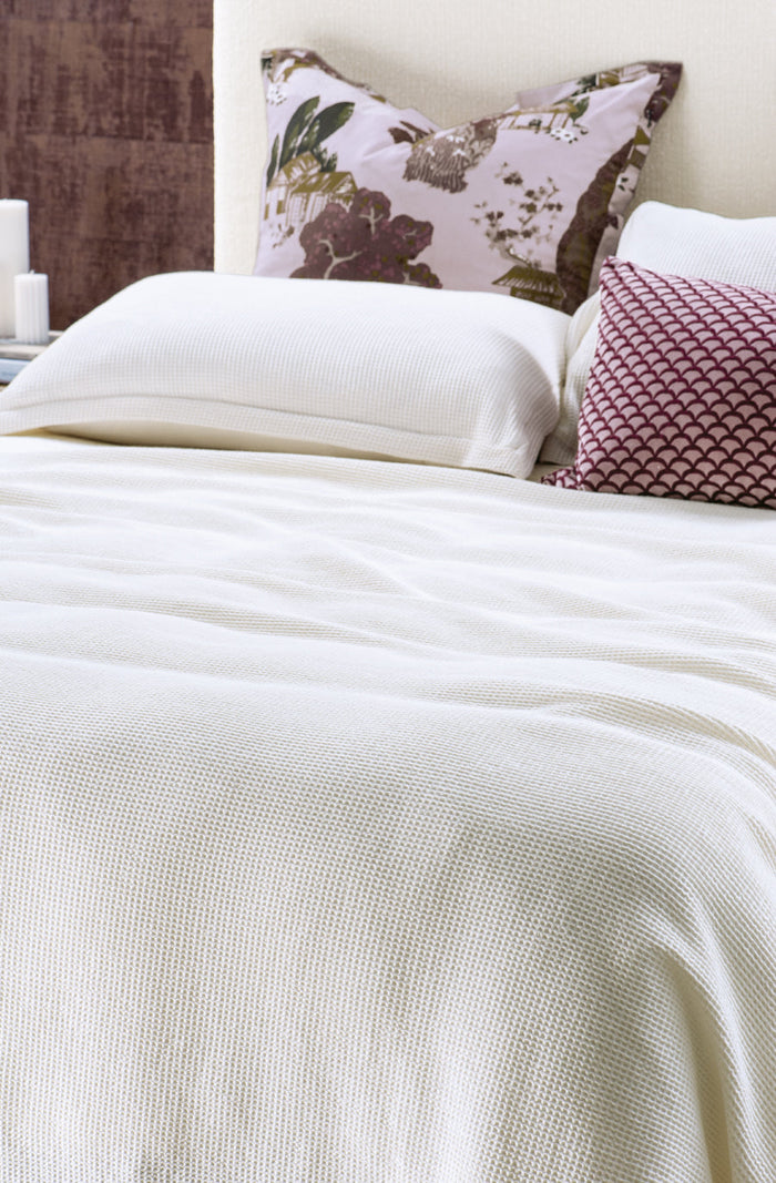 Sottobosco Ivory Bedspread