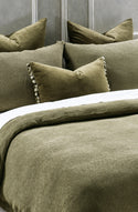 cerchio olive cushion
