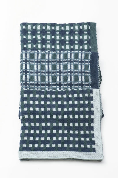 basento denim washcloths - set of three