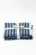 basento denim washcloths - set of three