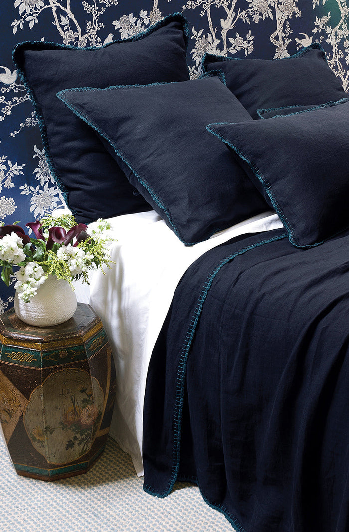 torelli crellini linen bedcover