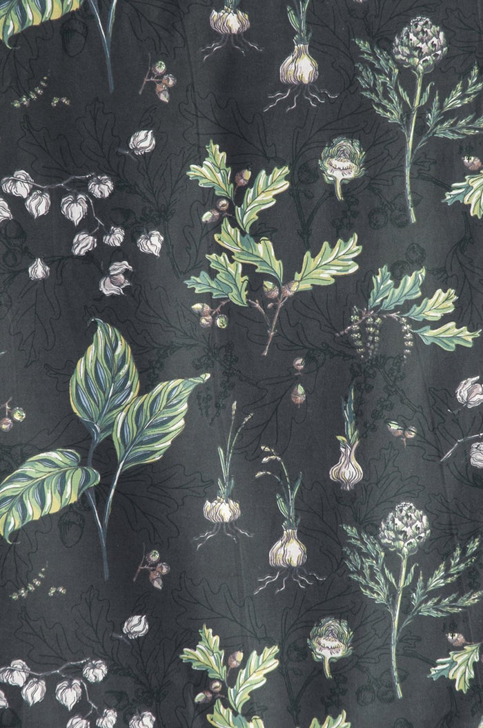 botaniska charcoal fabric