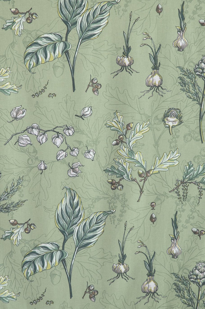 botaniska green fabric