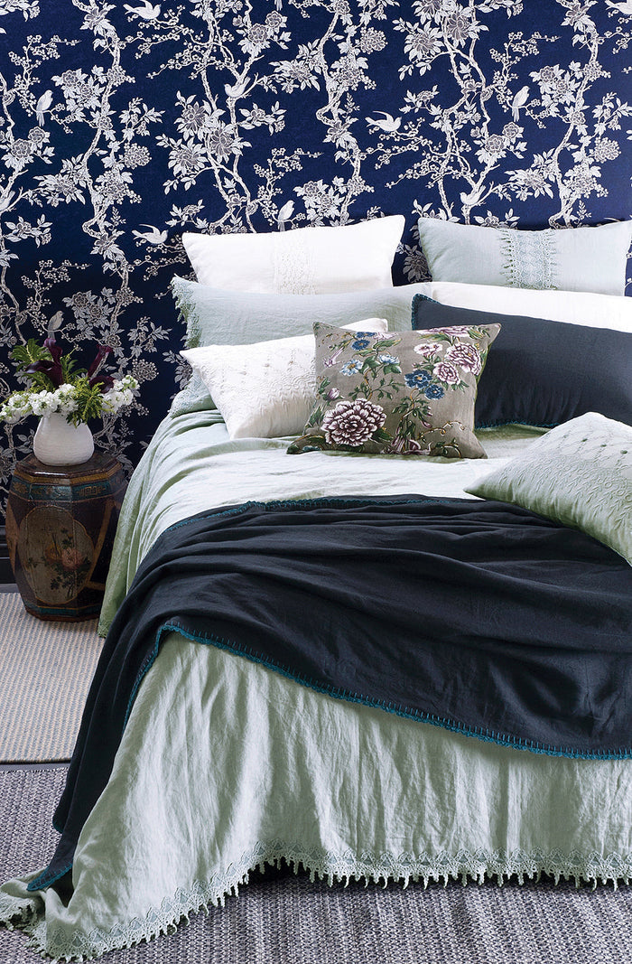 torelli crellini linen bedcover