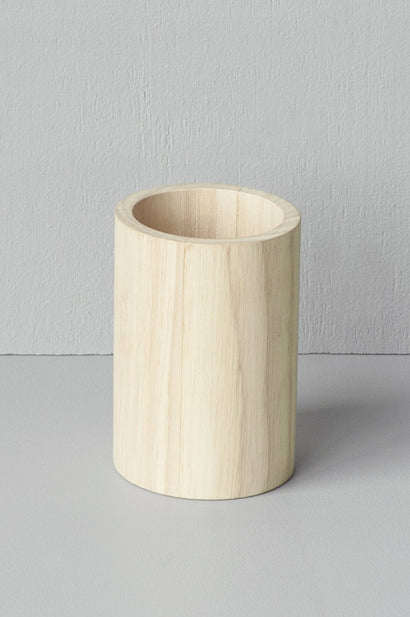wooden pen holder