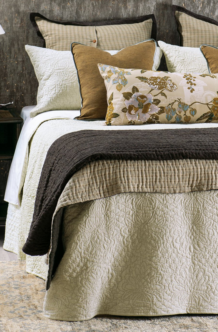 Fontanella Natural Linen Bedspread