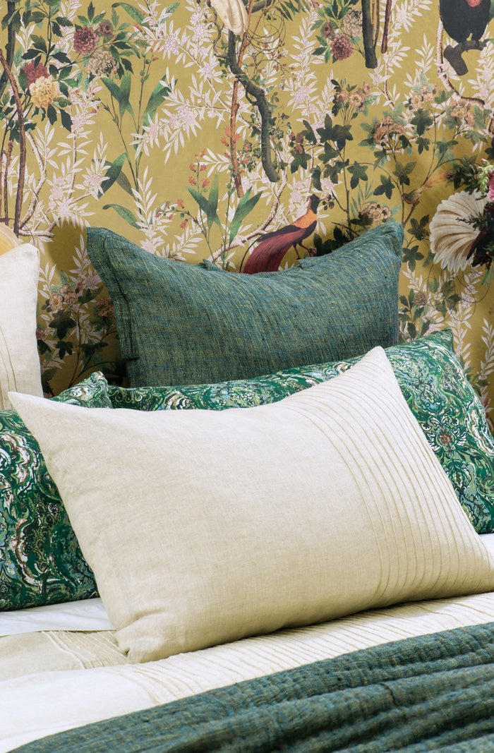 Kaiyu Natural Linen Bedspread