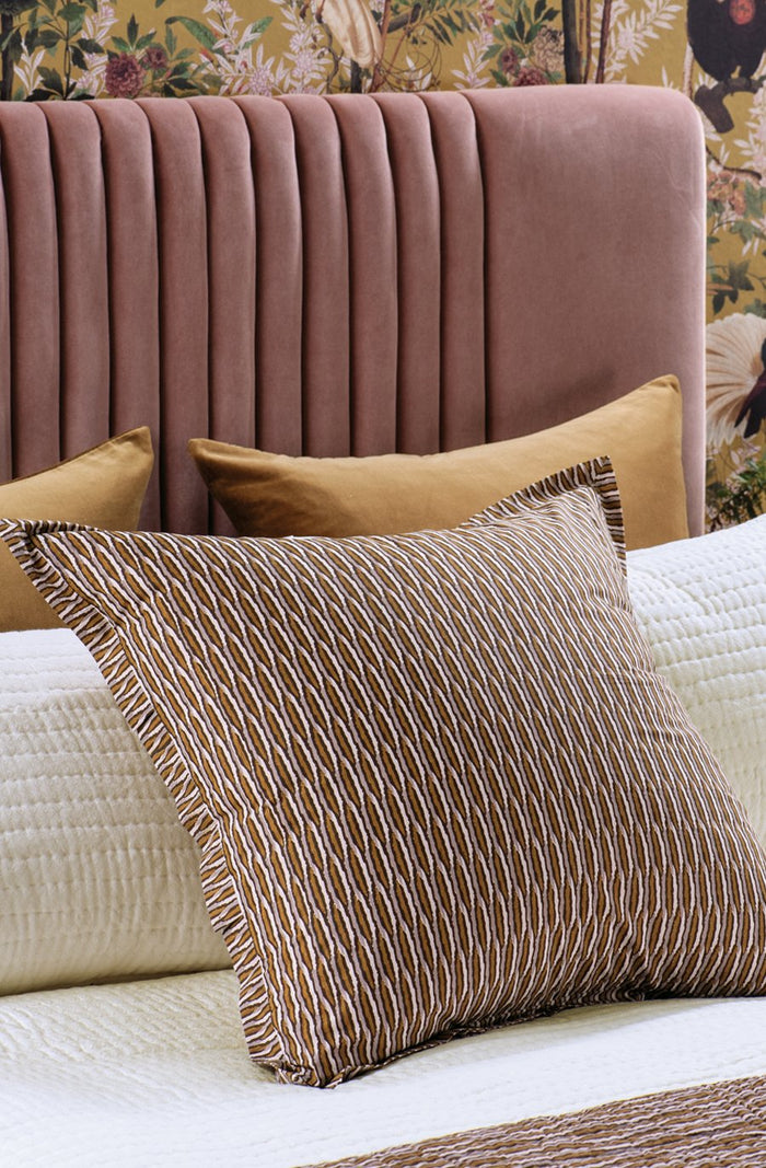 kumo rose gold coverlet