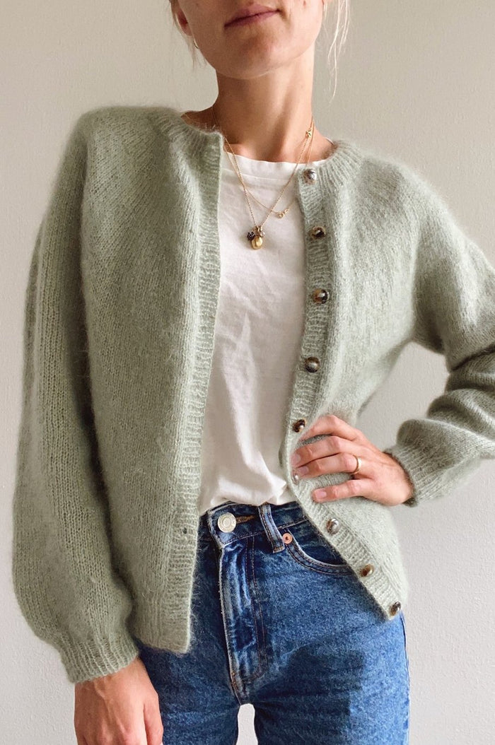 Novice cardigan pattern - Mohair Edition