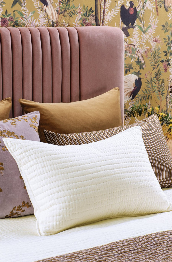 Pavage Ivory Pillowsham Pair