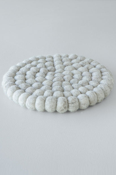 pecora felt trivet - oatmeal