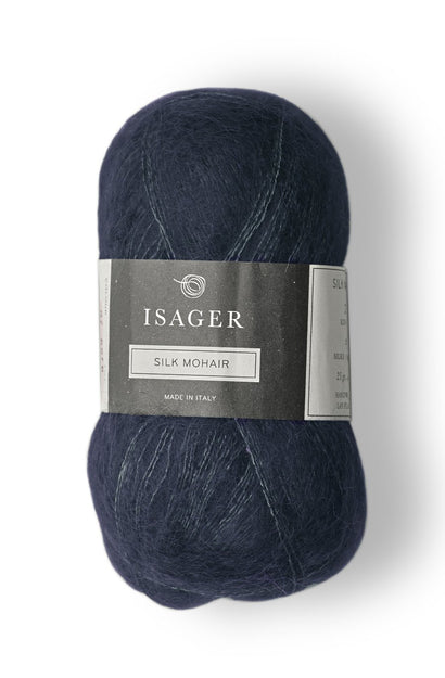 silk mohair indigo 100