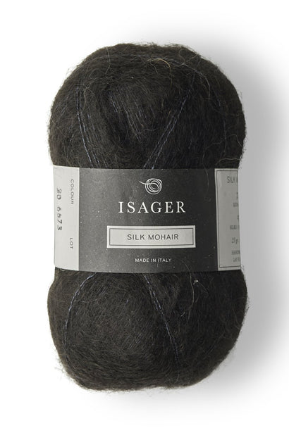 silk mohair black 30