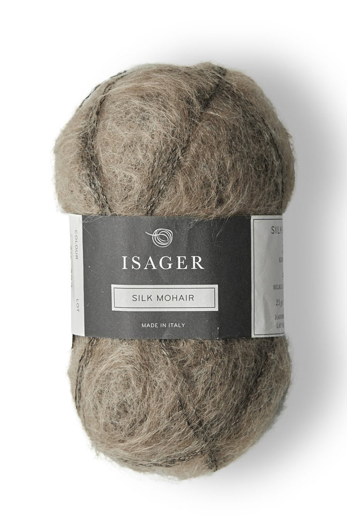 Silk Mohair Taupe 7s