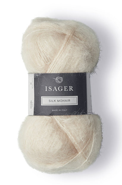 silk mohair natural white 0