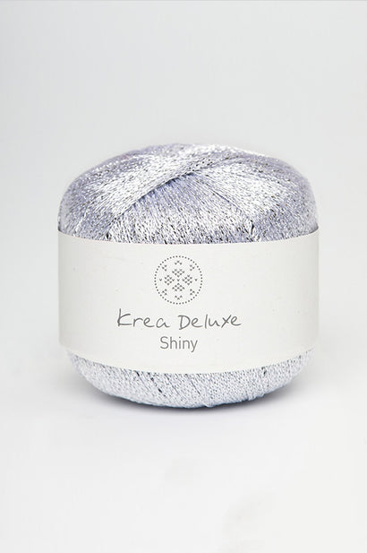 Shiny Glitter Yarn 02 Silver