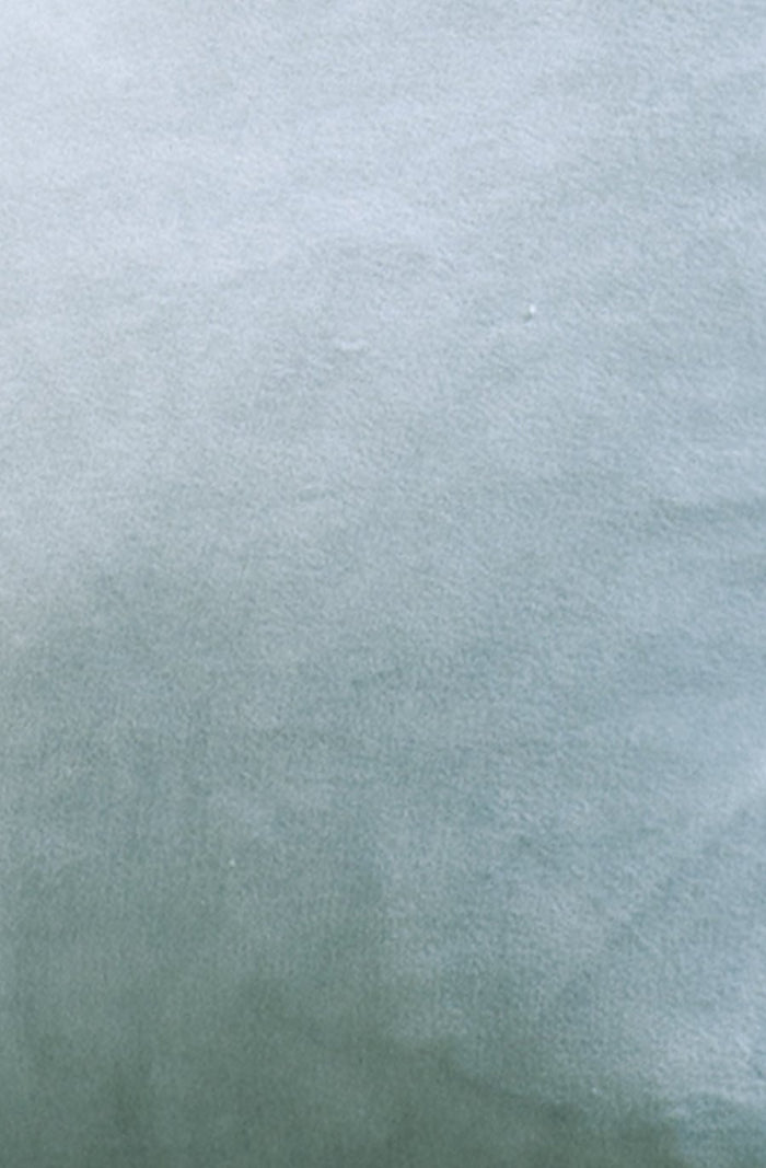 smoke blue cotton velvet