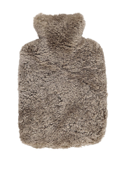 new zealand short wool hot water bottle - taupe